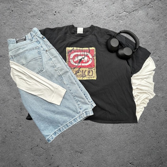 Gildan Other - Gildan Ecko Unltd boot XXL Black Graphic Tee Y2K Skater Gildan Ultra Cotton
